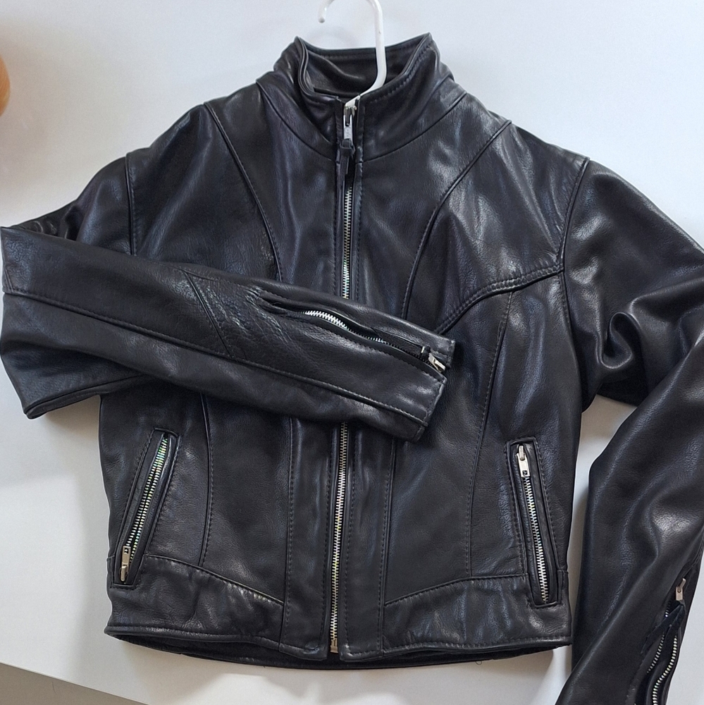 Leather jacket